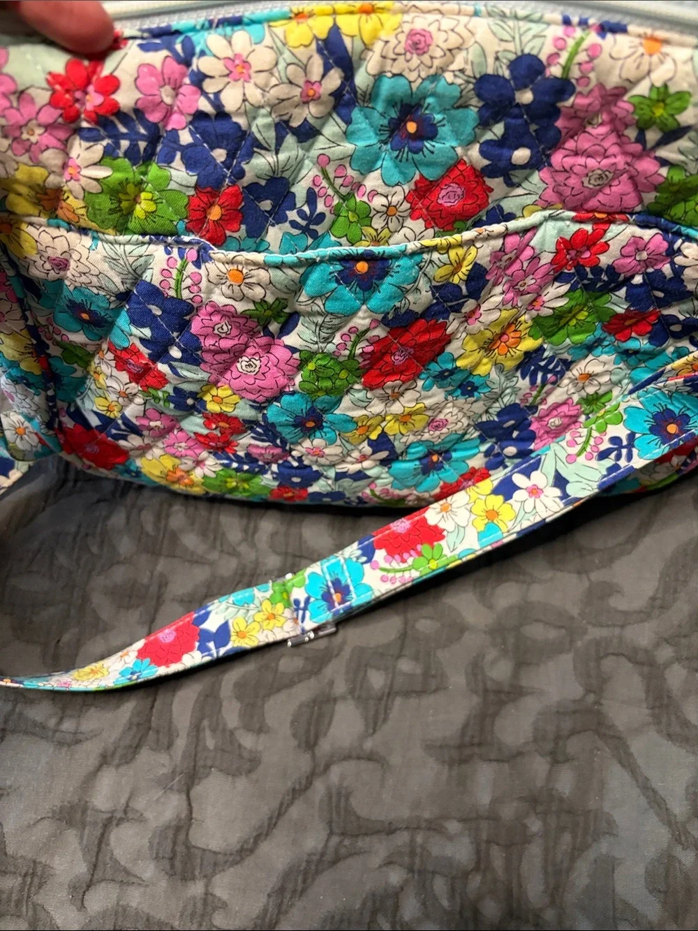 Vera Bradley Multicolor Floral Crossbody - Pink, Blue, Yellow, Red, Green